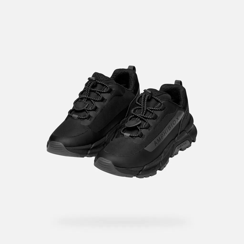 Детские кроссовки Geox Flexyper Plus, Schwarz / Dunkelgrau — фото 3