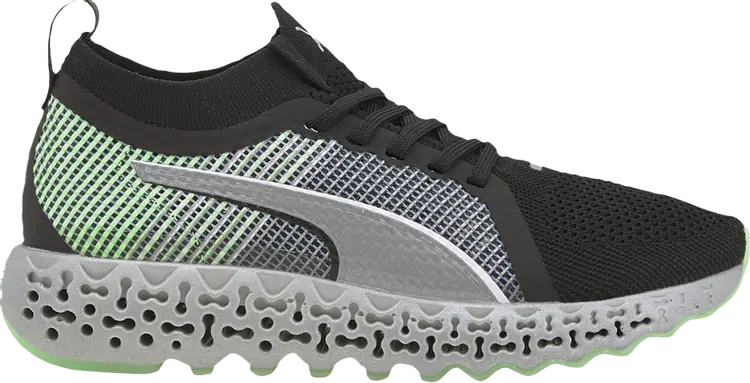 

Кроссовки Puma Wmns Calibrate Runner Black Elektro Green, черный