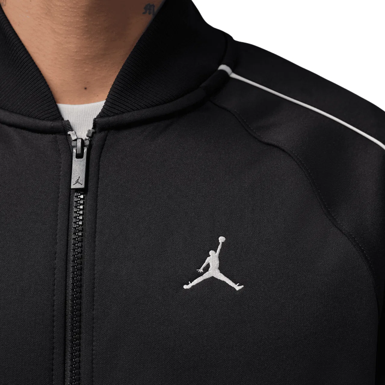 Мужская куртка Brooklyn Tricot Track Suit Jordan, черный/белый — фото 4