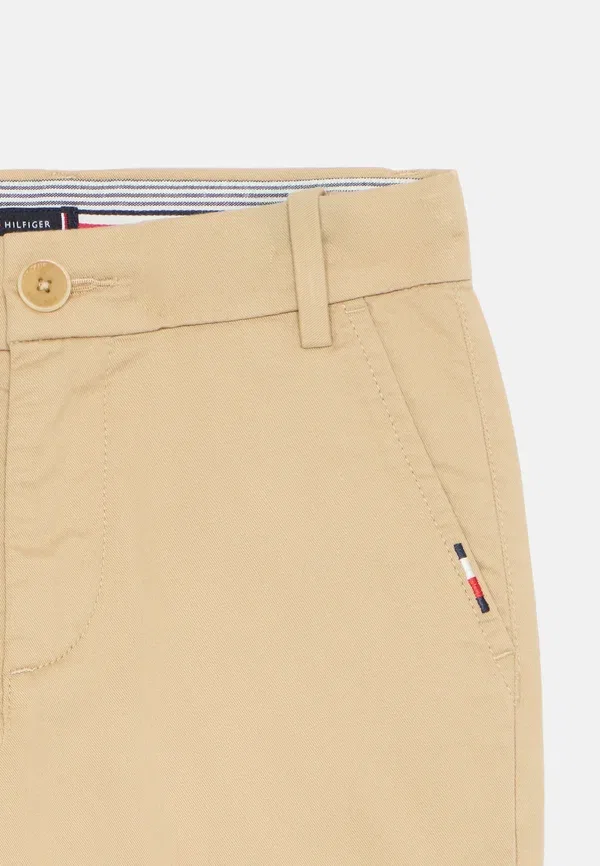 Брюки хлопковые Essential 1985 twill regular chinos Tommy Hilfiger, beige, бежевый — фото 3