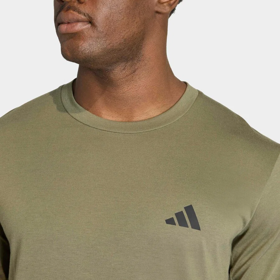 Спортивная футболка ADIDAS PERFORMANCE цвета хаки — фото 3