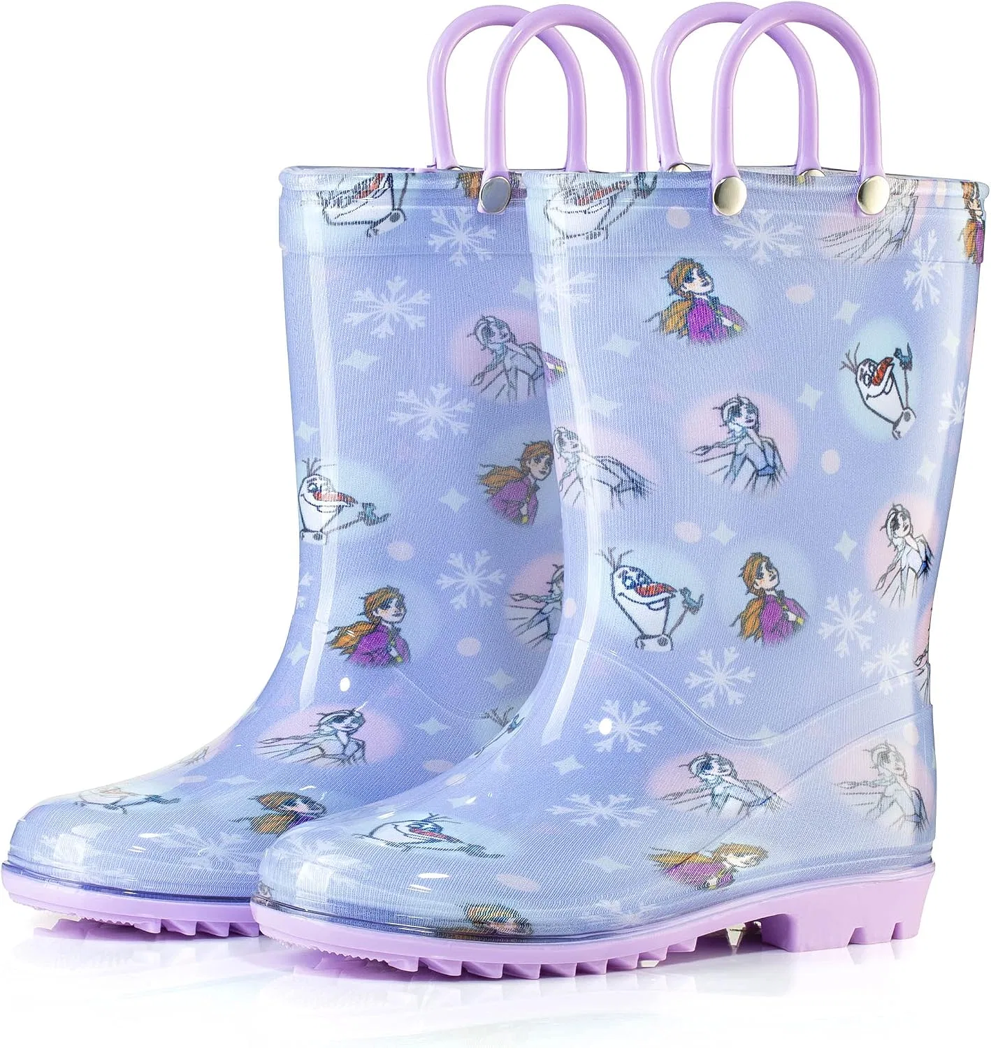 Детские сапоги дождевые для девочек Frozen 2 Disney, Purple — фото 2
