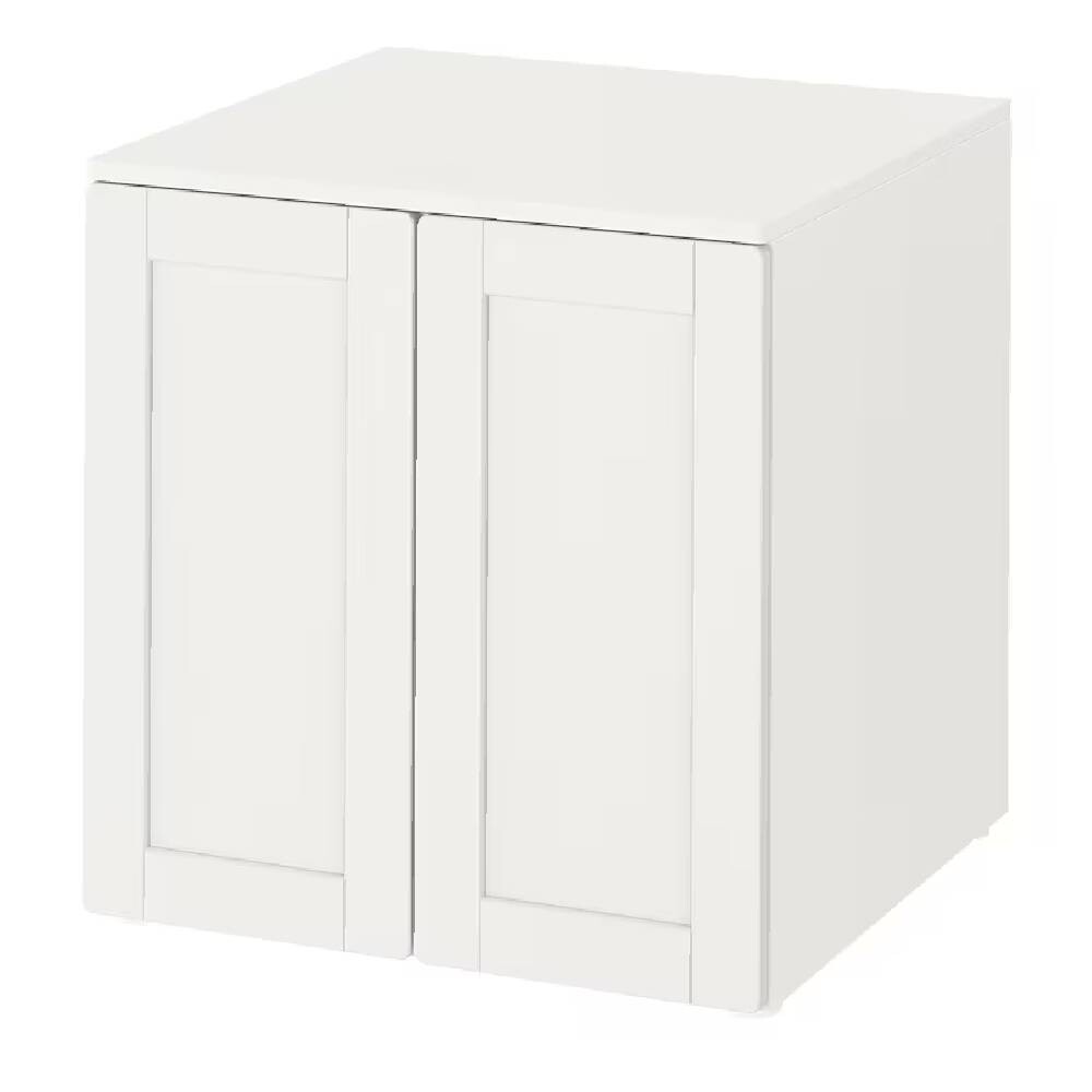 

Шкаф напольный Ikea Samstad/Platsa 60X57X63 см, белый с рамой