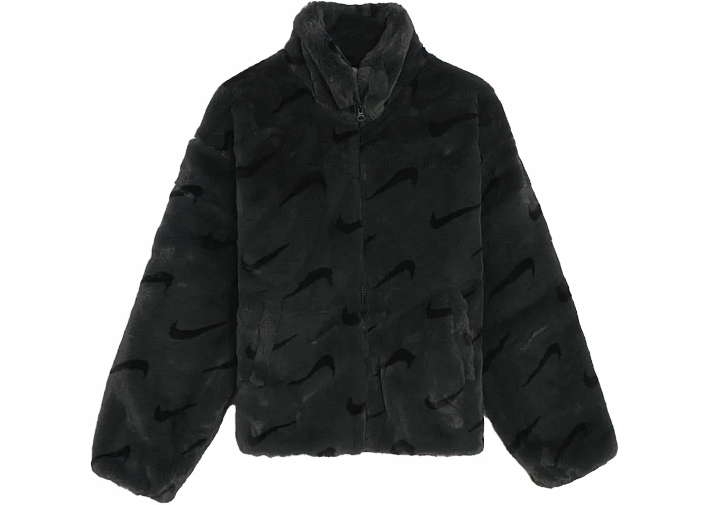Детская куртка из искусственного меха Nike Jacket, Dark Smoke Grey/Black