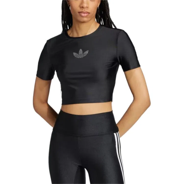 Футболка с эмблемой Trefoil, Adidas Originals, Black — фото 3
