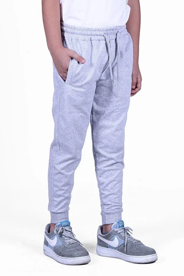 Детские спортивные штаны для мальчиков с принтом Basics Panio Kids, Black-Gray-Smoke — фото 3