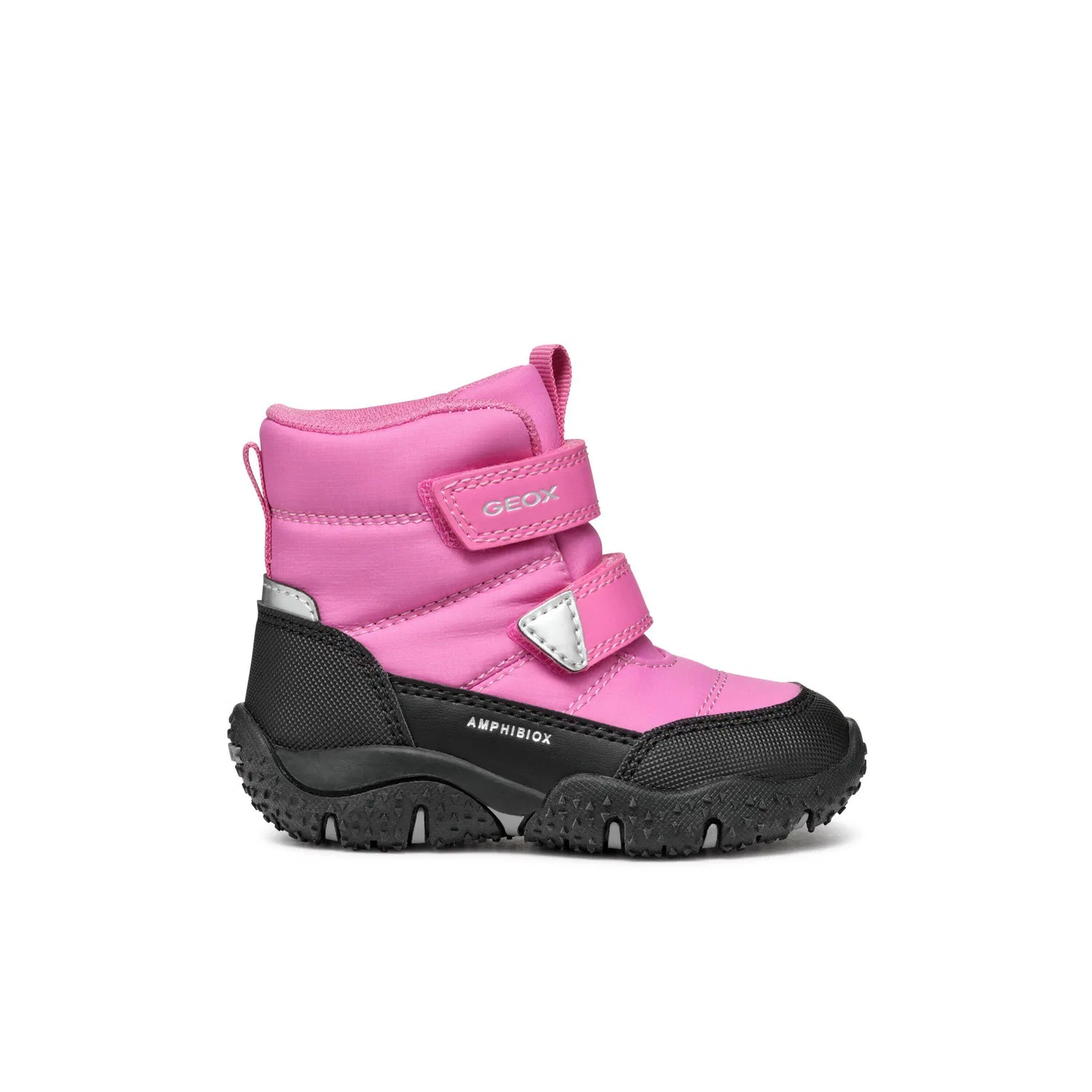 Детские ботинки для девочек Geox Baltic, Rosa Fuchsienrosa Schwarz