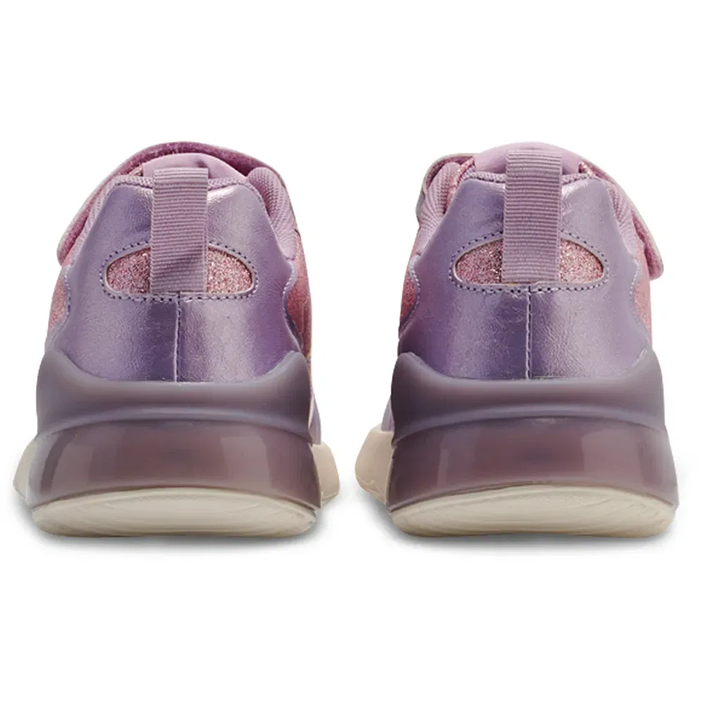 Детские кроссовки для девочек с блестками Daylight Glitter Hummel, Pink — фото 4