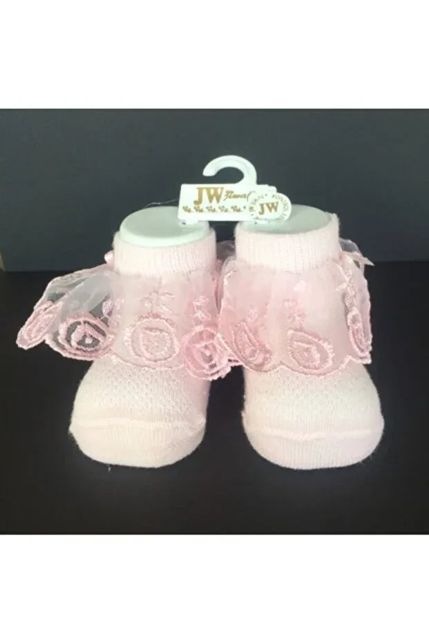 Детские носки для девочек хлопковые 2 шт Modasocks, White, Pink — фото 3