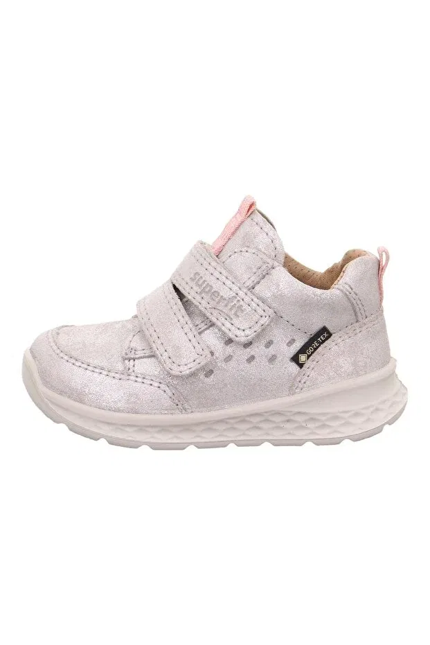 Детские ботинки для девочек водонепроницаемые Breeze goretex girl's boots Superfit, Silver