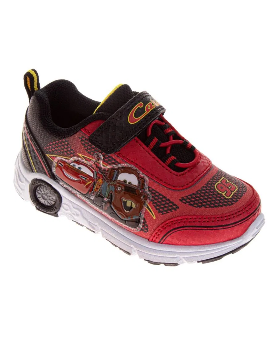 Кроссовки детские со светящейся подошвой Disney Pixar Cars, Red/Black