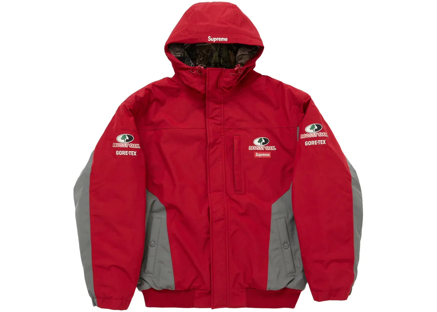 Мужская куртка из GORE-TEX с принтом Mossy Oak Supreme, Red