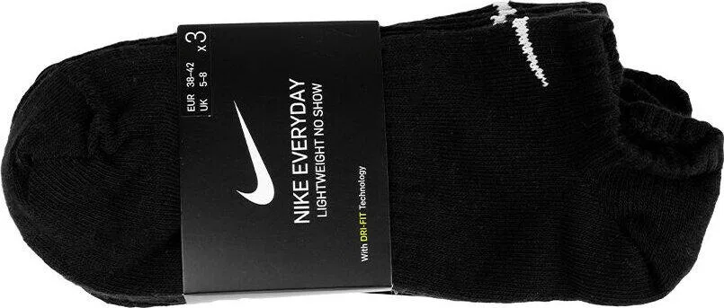 Мужские и женские повседневные носки Nike Everyday, Черный — фото 3