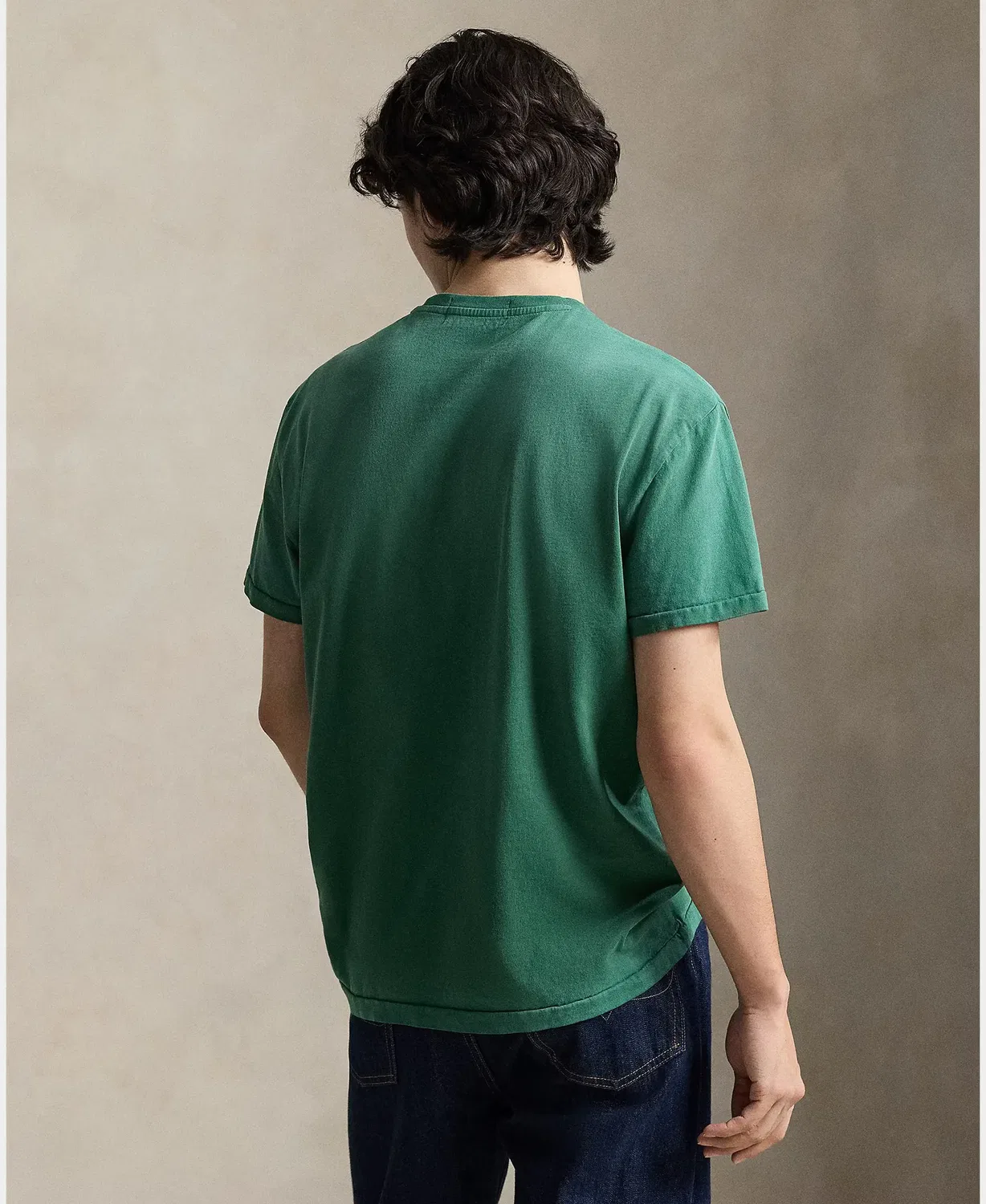 Мужская футболка с коротким рукавом хлопковая Polo Ralph Lauren, Hierba — фото 2