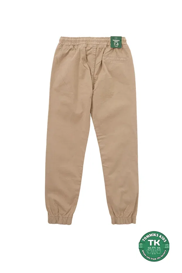 Детские брюки для девочек хлопковые Basics Tommiks Kids, Beige — фото 2