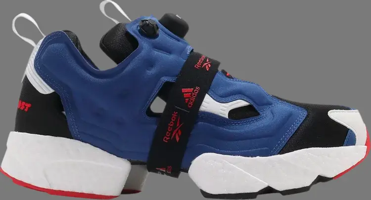 

Кроссовки instapump fury boost 'blue black red' Reebok, синий