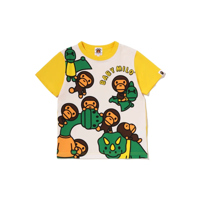 Детская футболка с круглым вырезом Pre School Red RDX A BATHING APE, Red RDX — фото 4