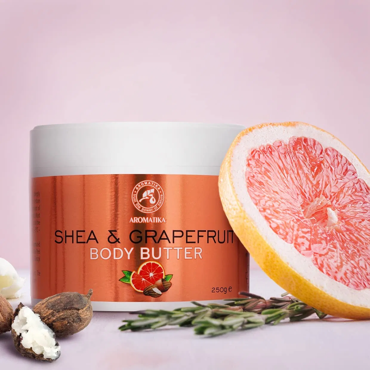 Боди-баттер Shea & Grapefruit, AROMATIKA, 250 мл Aromatika Trust The Power Of Nature — фото 4