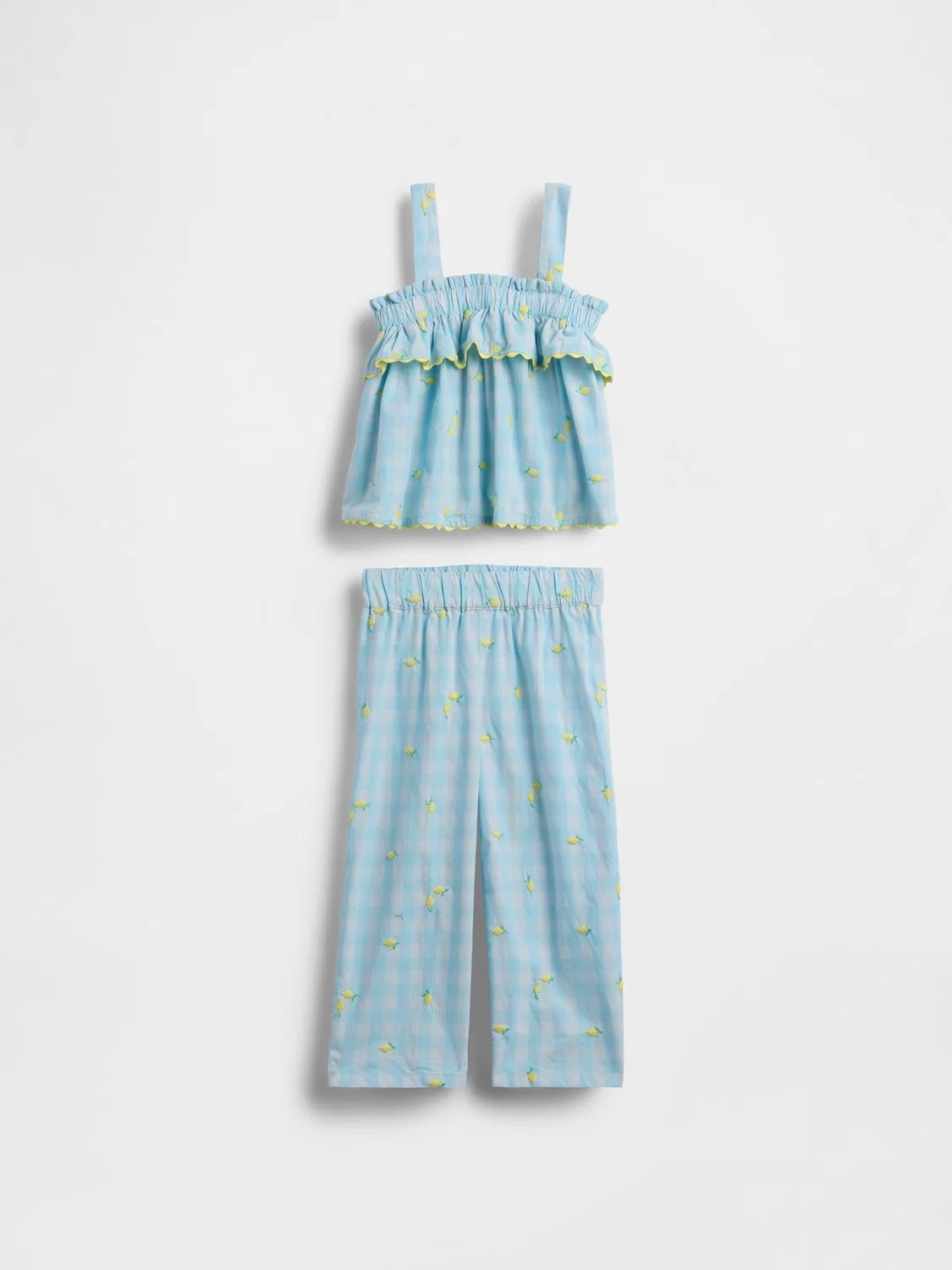 Комплект одежды Lemon Gingham Gap, голубой