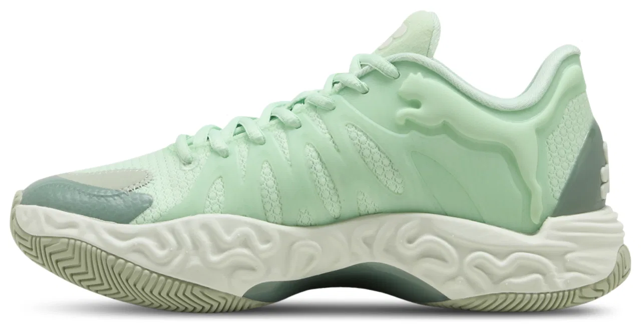 Детские кроссовки для мальчиков с NITROFOAM PUMA Hali 1, Fresh Mint Green Moon — фото 2