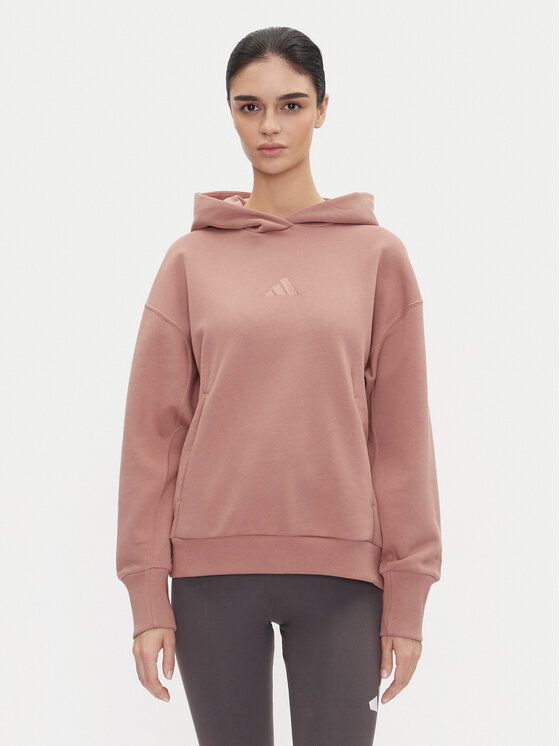 

Свободный крой толстовка ALL SZN Fleece JD4669 Adidas, розовый