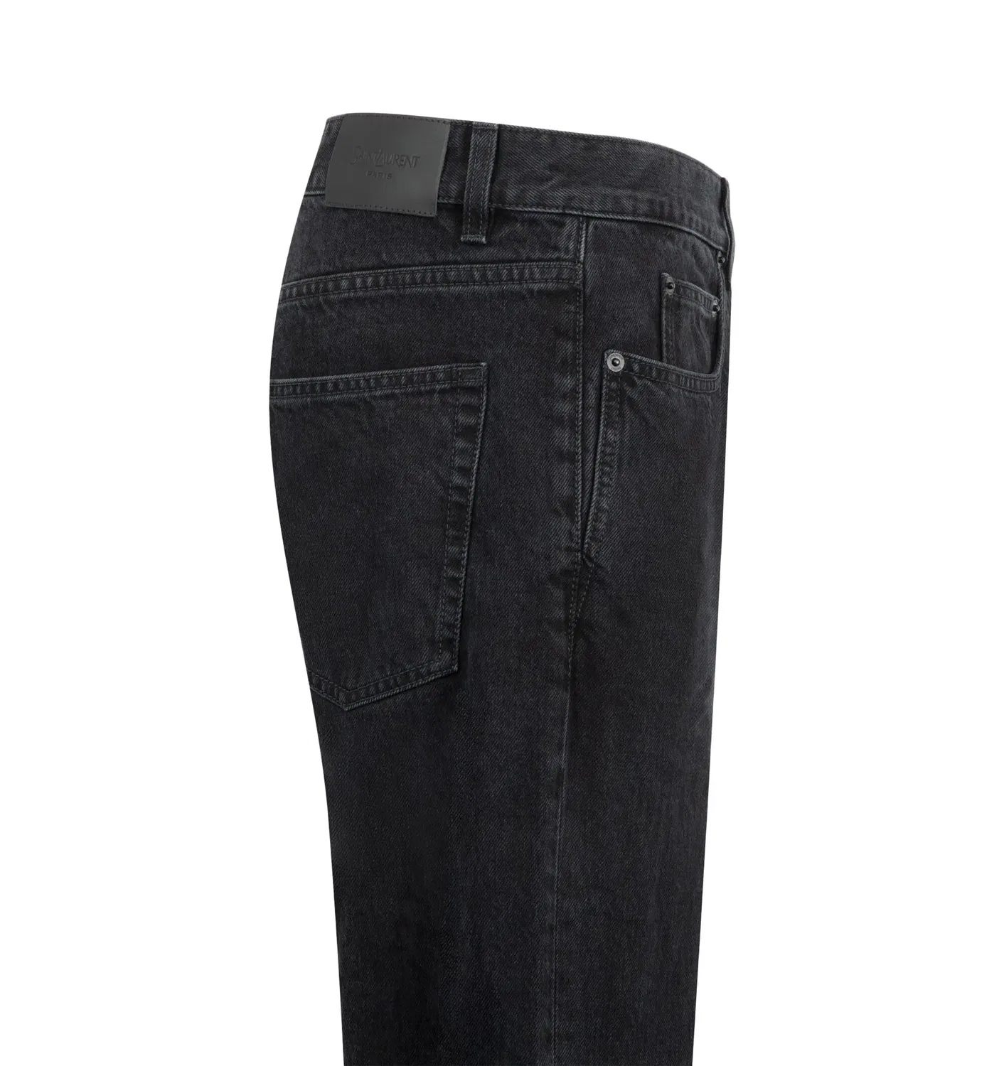 Джинсы зауженные Relax Tapered Jean Saint Laurent, Bristol Black — фото 3