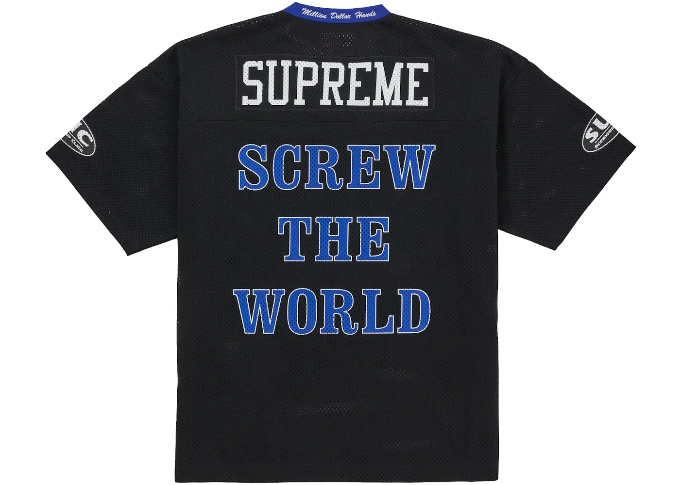 Мужская футбольная джерси с принтом DJ Screw Supreme, Black — фото 2