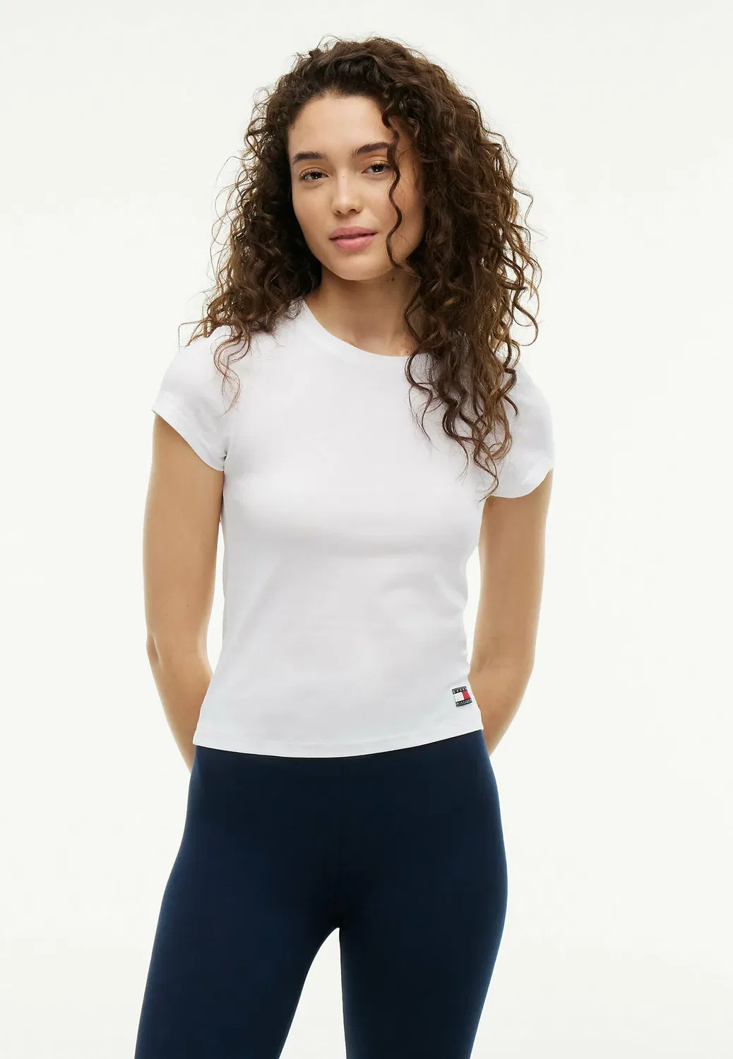 Комплект из 3 домашних футболок с фирменным логотипом - пижамная футболка Tommy Hilfiger, White White White — фото 2