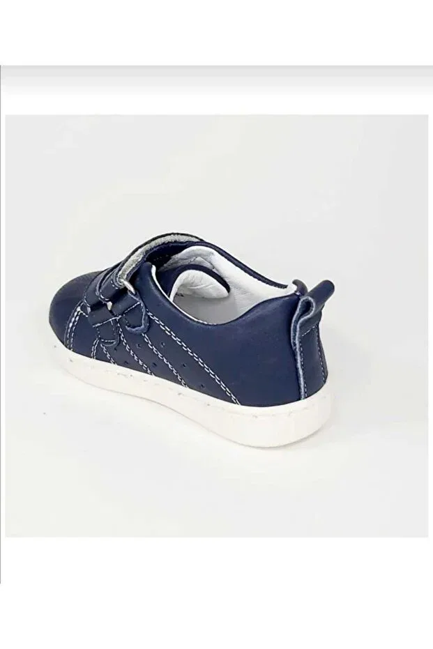 Детские ботинки для мальчиков из натуральной кожи Özgür Kids, Navy Blue — фото 3