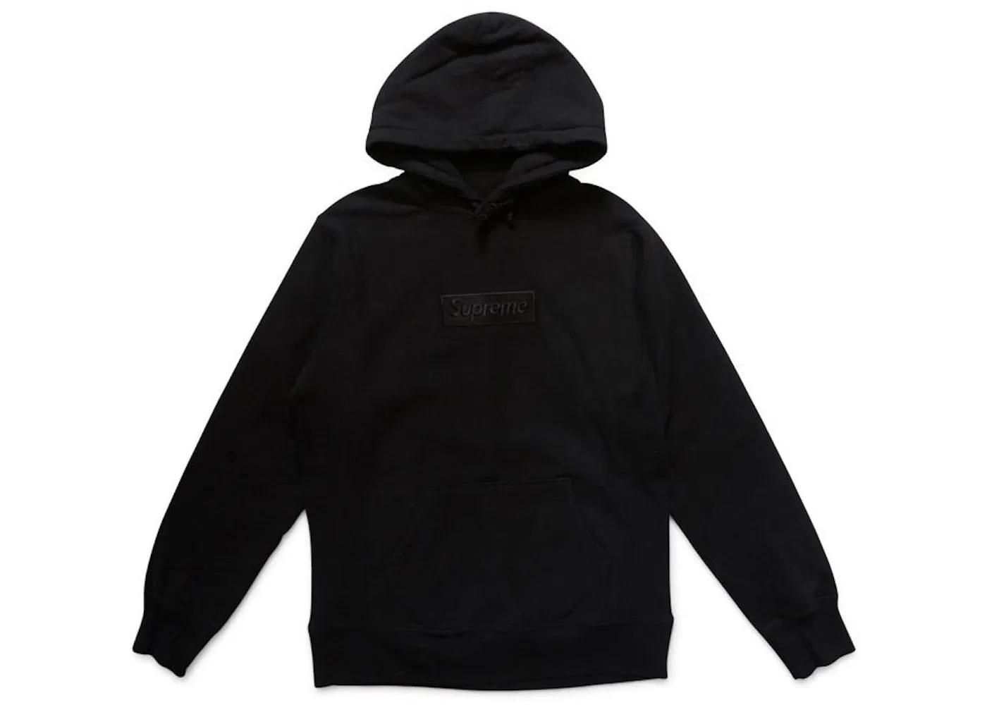 Мужской пуловер с капюшоном Box Logo Supreme, Black