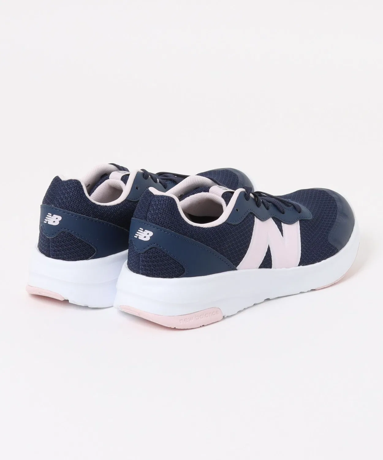 Детские кроссовки для девочек с принтом G578 New Balance, Navy/Pink — фото 2