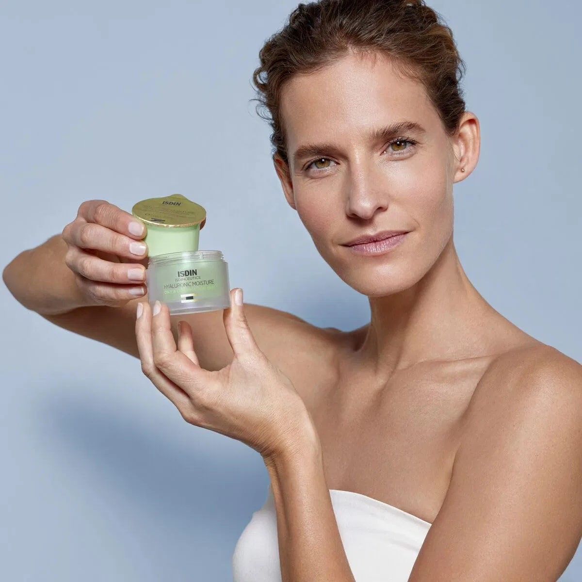 Крем для лица ISDINCEUTICS Hyaluronic Moisture Oily & Combination Skin Refill, 50 г — фото 4