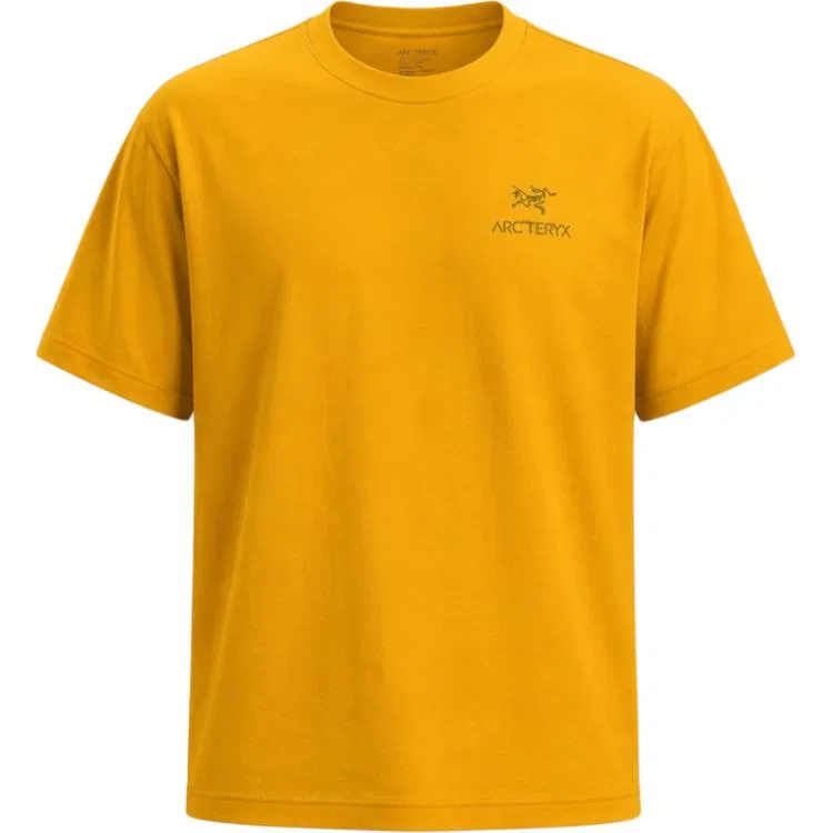 Футболка с круглым вырезом KRAGG, Arcteryx, Revitalized Wild Yellow/Jasper Green/Larch/Dark Jade