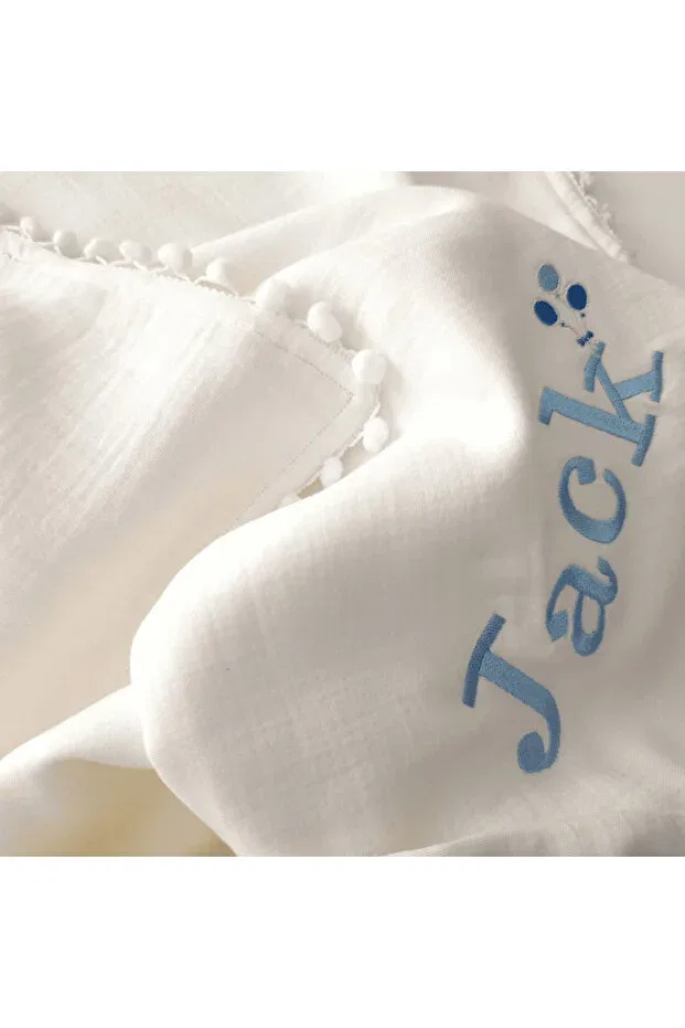 Детский комплект для выписки из роддома 4-слойный муслиновый Named Newborn Hospital Discharge Set Belladuri, Ecru — фото 3