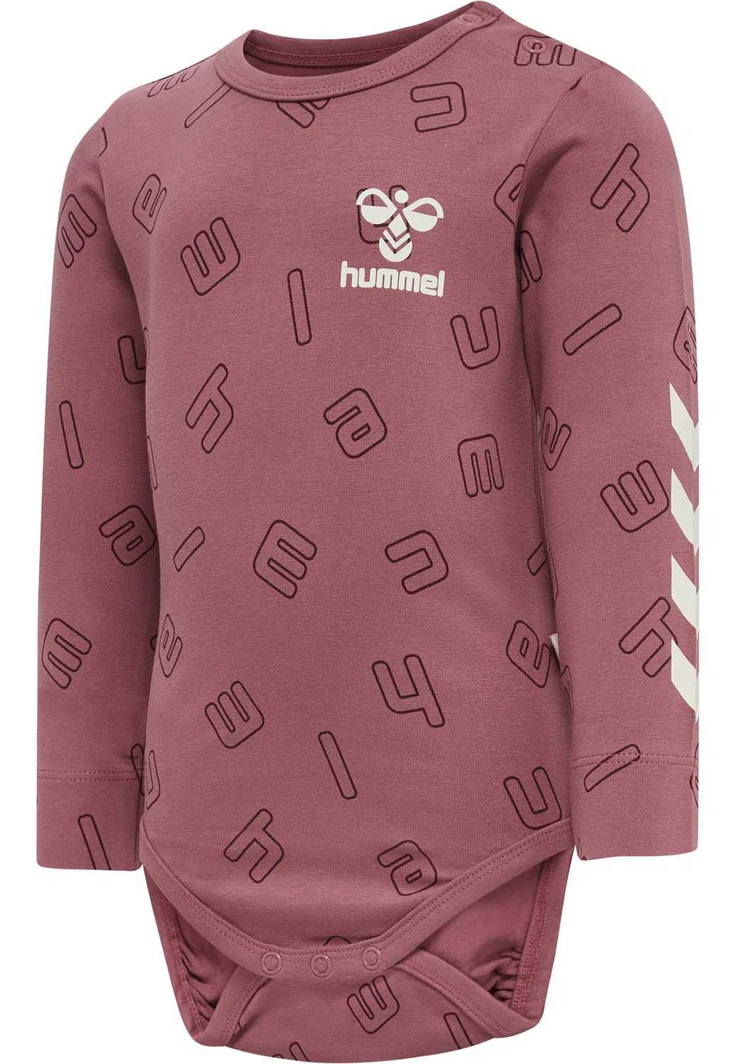 Детский боди-комбинезон с длинным рукавом Hmlathens E-Sport Hummel, Rosa Bonbonrosa