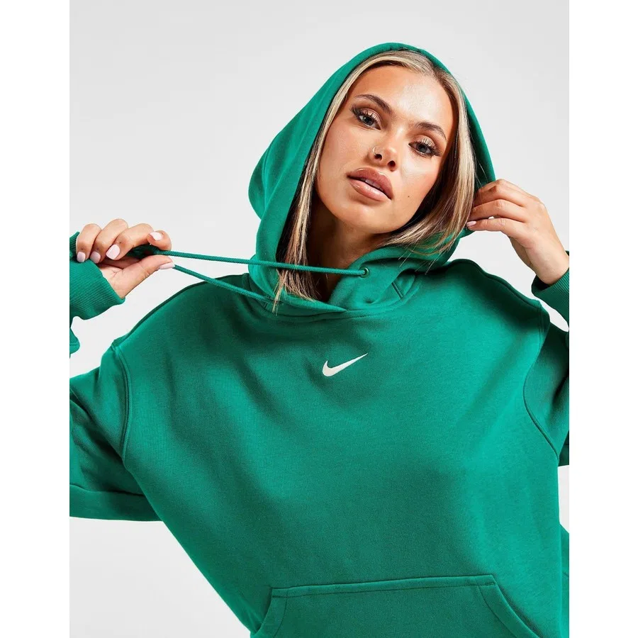 Женский свитшот с капюшоном и длинным рукавом Nike Sportswear Phoenix Fleece Os Po Hoodie, Фуксия