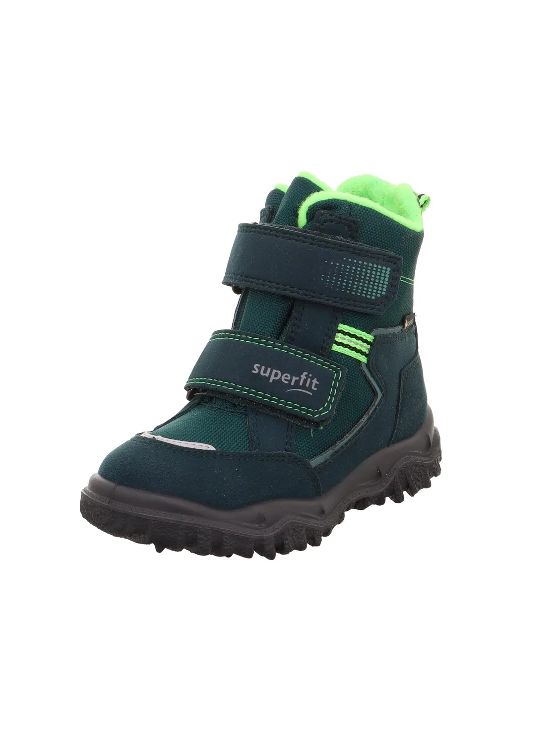 Детские снежные ботинки для мальчиков Husky Warm Gefütterte Gore-tex Superfit, Light Green