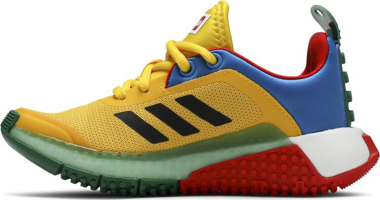 Кроссовки Adidas LEGO x Sport J 'Equipment Yellow', желтый — фото 4