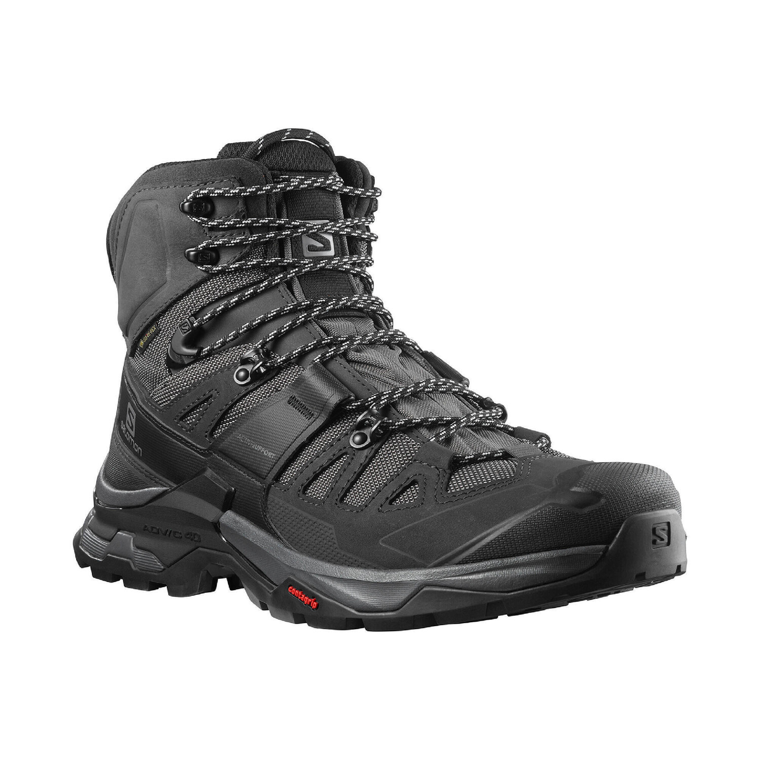 

Кроссовки треккинговые мужские Salomon Quest 4 GTX водонепроницаемые, черный/темно-серый