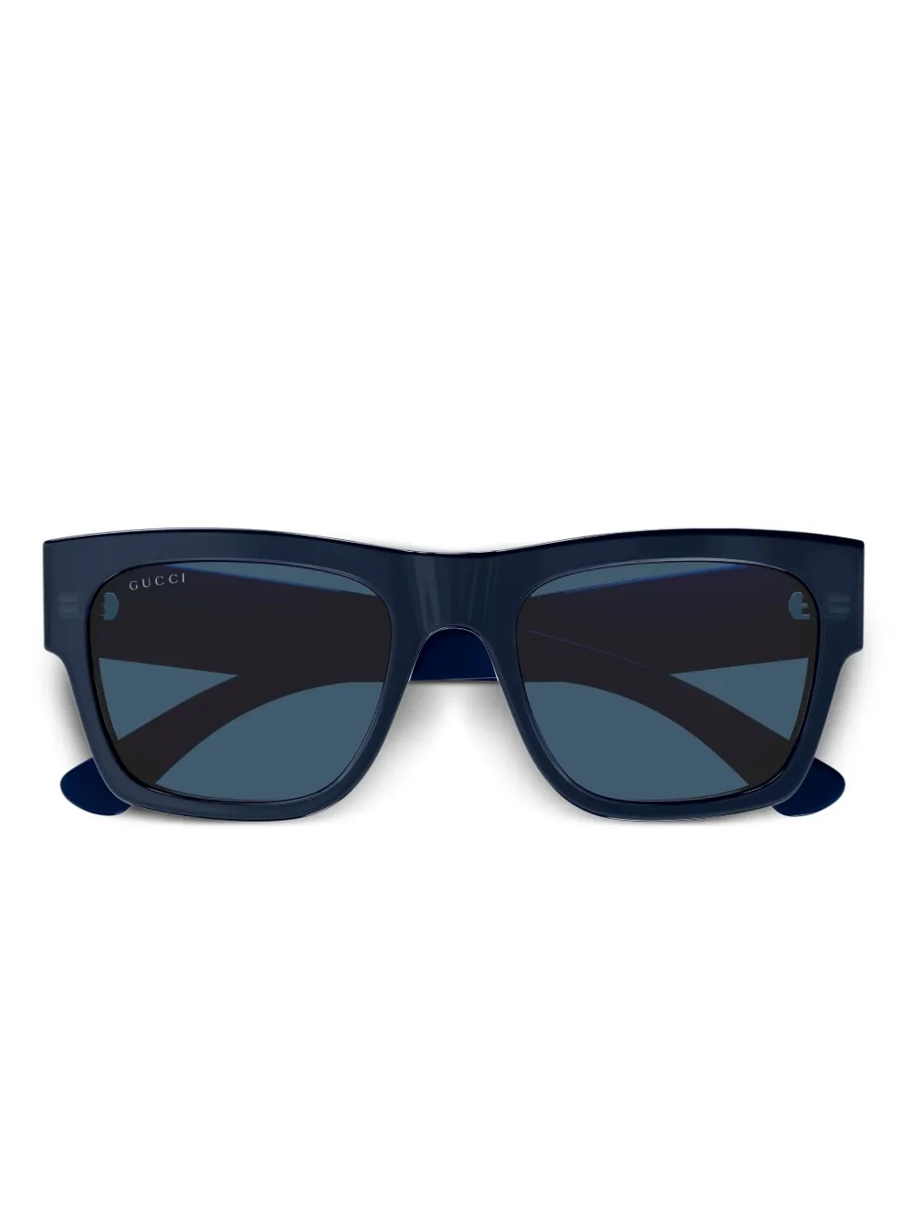 

Солнцезащитные очки в квадратной оправе Gucci Eyewear, синий