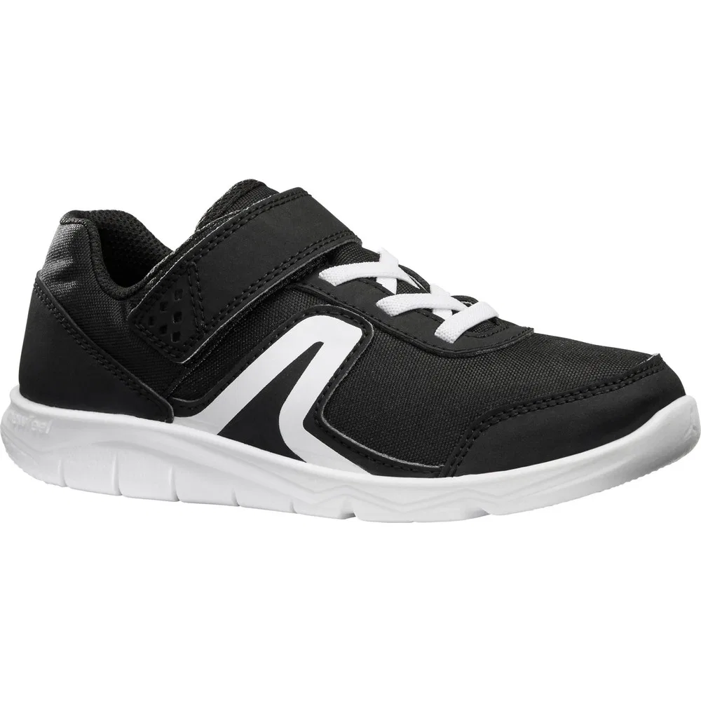 Детские спортивные кроссовки с застежкой-липучкой Black PW 100 Decathlon