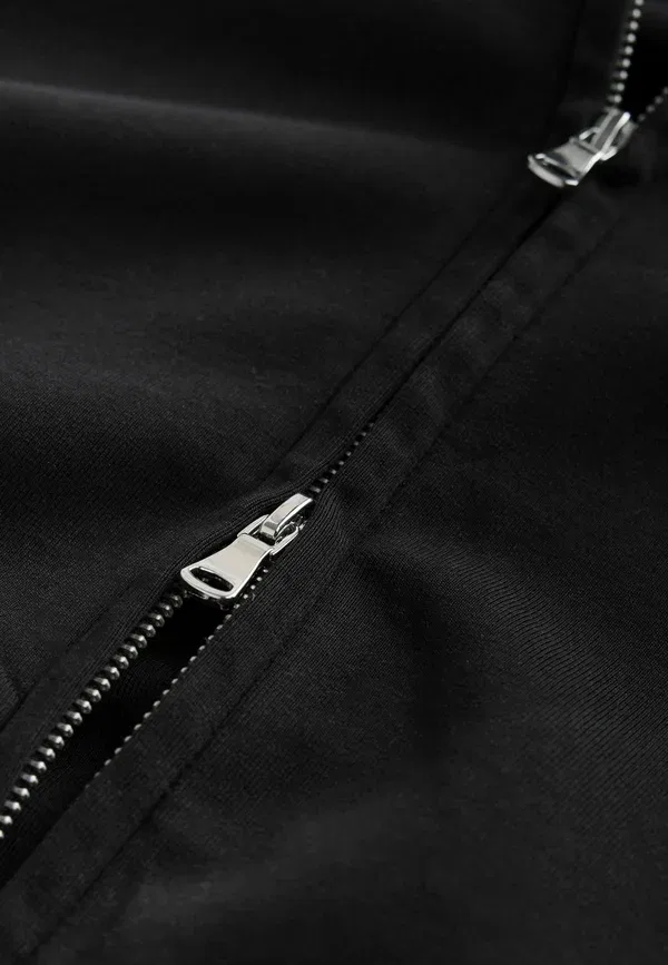 Куртка на молнии Regular Fit Soft Scuba, Next, черный — фото 2