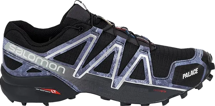 

Кроссовки Palace x Speed Cross 4 Black Ebony, черный