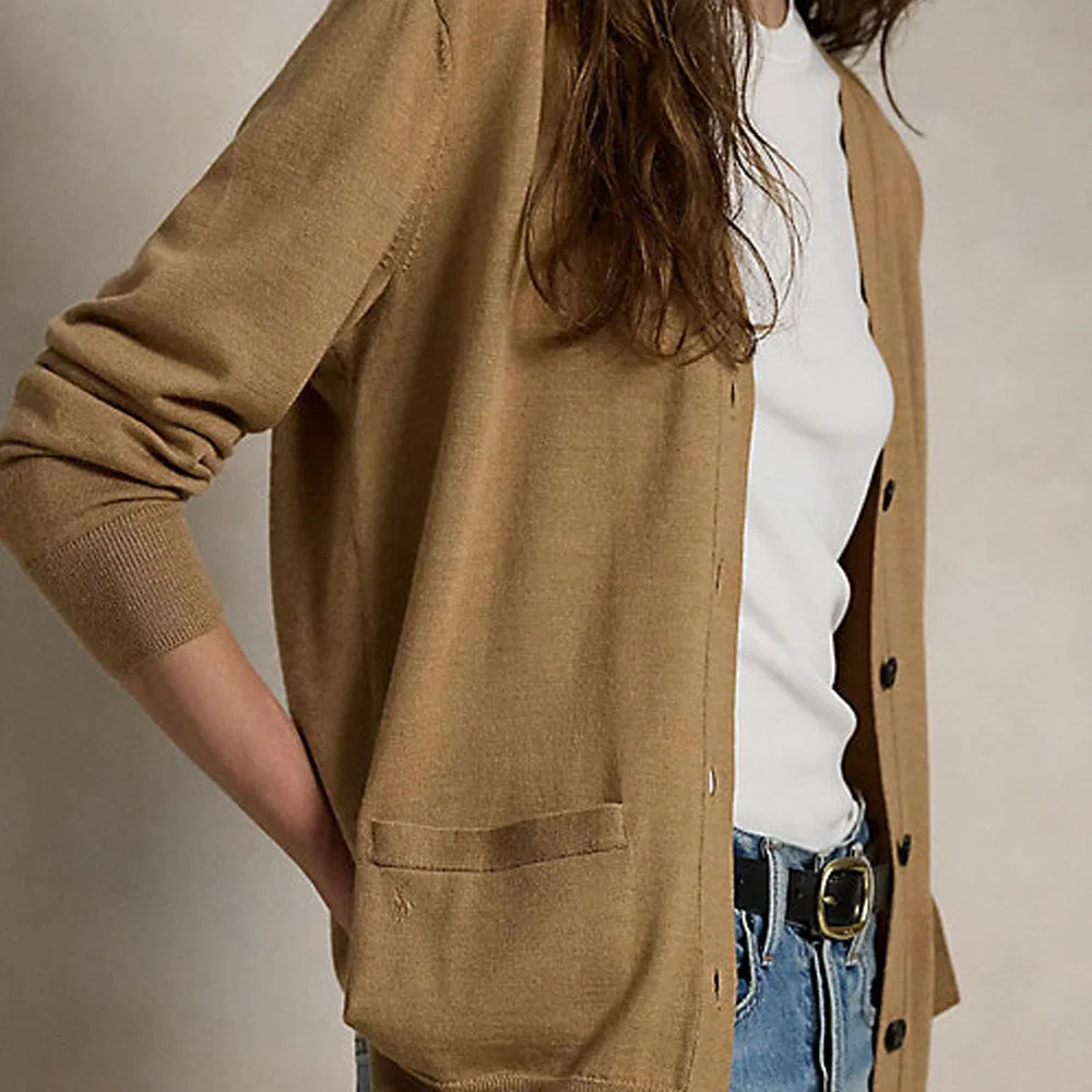 Женское трикотажное изделие Polo Ralph Lauren, Khaki — фото 3