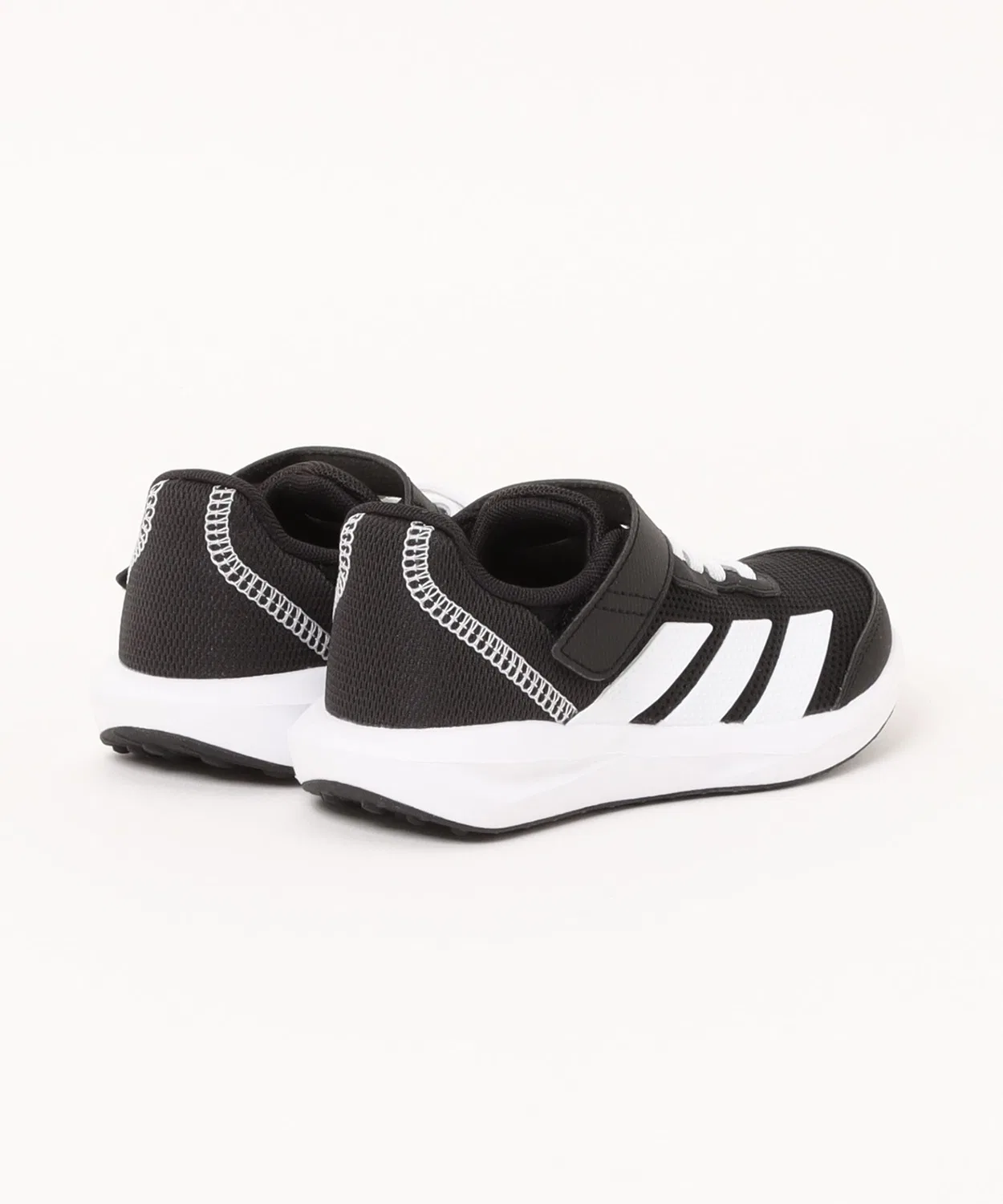 Детские кроссовки с липучкой FAITO EL K Adidas, Black/White — фото 2