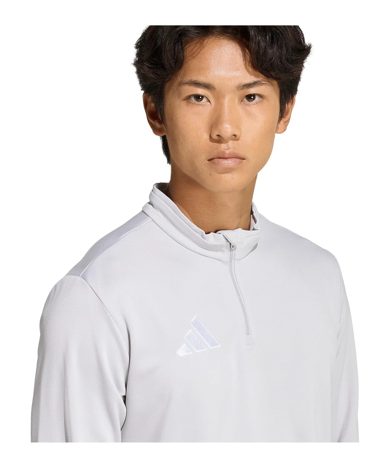 Мужская футболка с длинным рукавом Entrada26 adidas, Team Light Grey / White — фото 3
