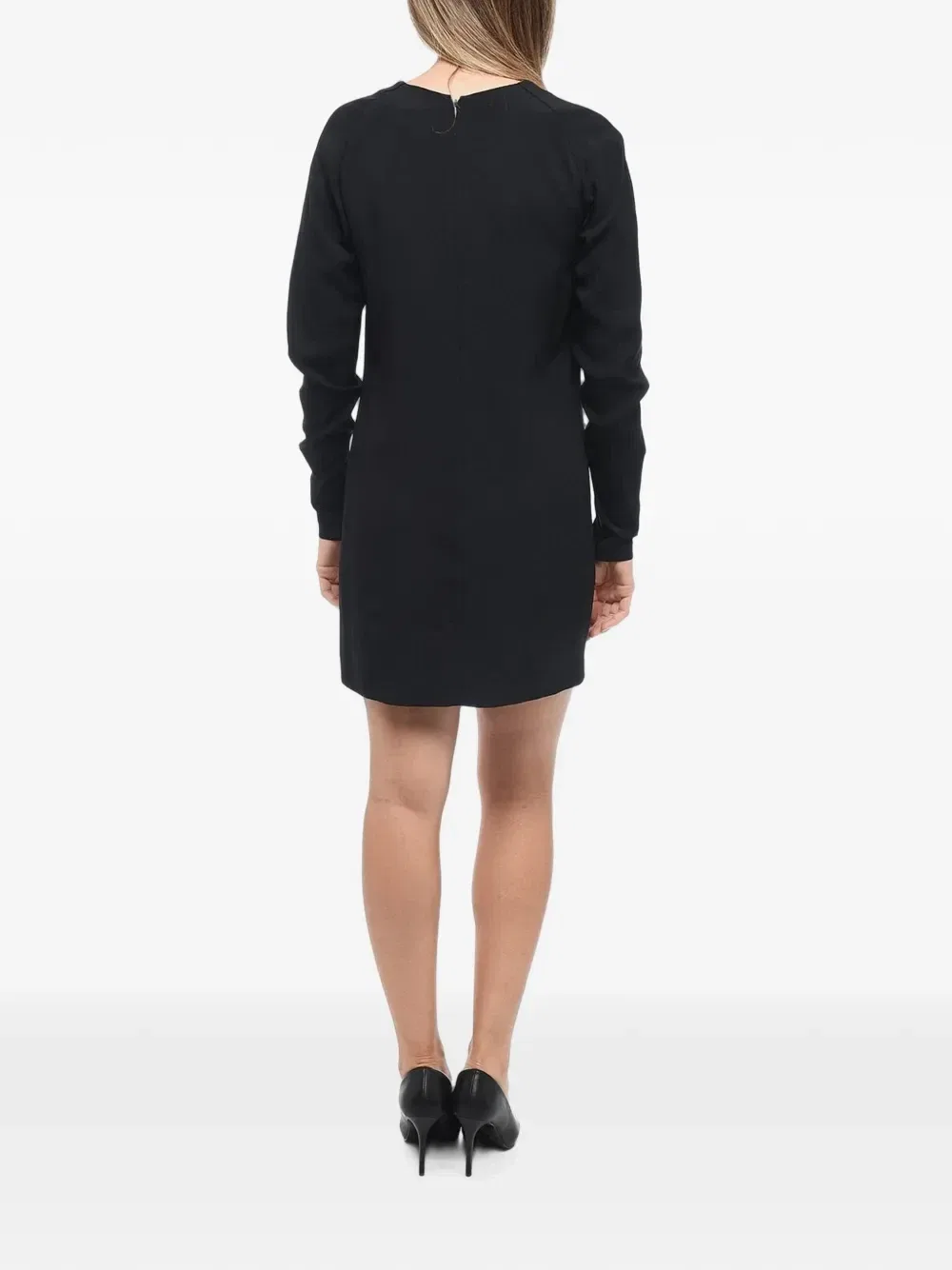 Платье Dsquared2 x night is young мини с длинными рукавами, черный — фото 3