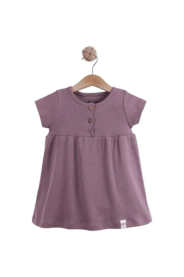 Детское платье для девочек хлопковое Babexi, Plum