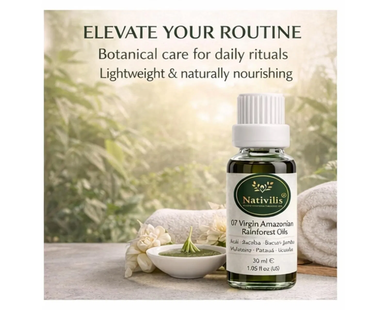 Масло для лица Nativilis 07 Virgin Amazonian Rainforest Oils, 0.03 г Nativilis Natural Essential Oils — фото 3