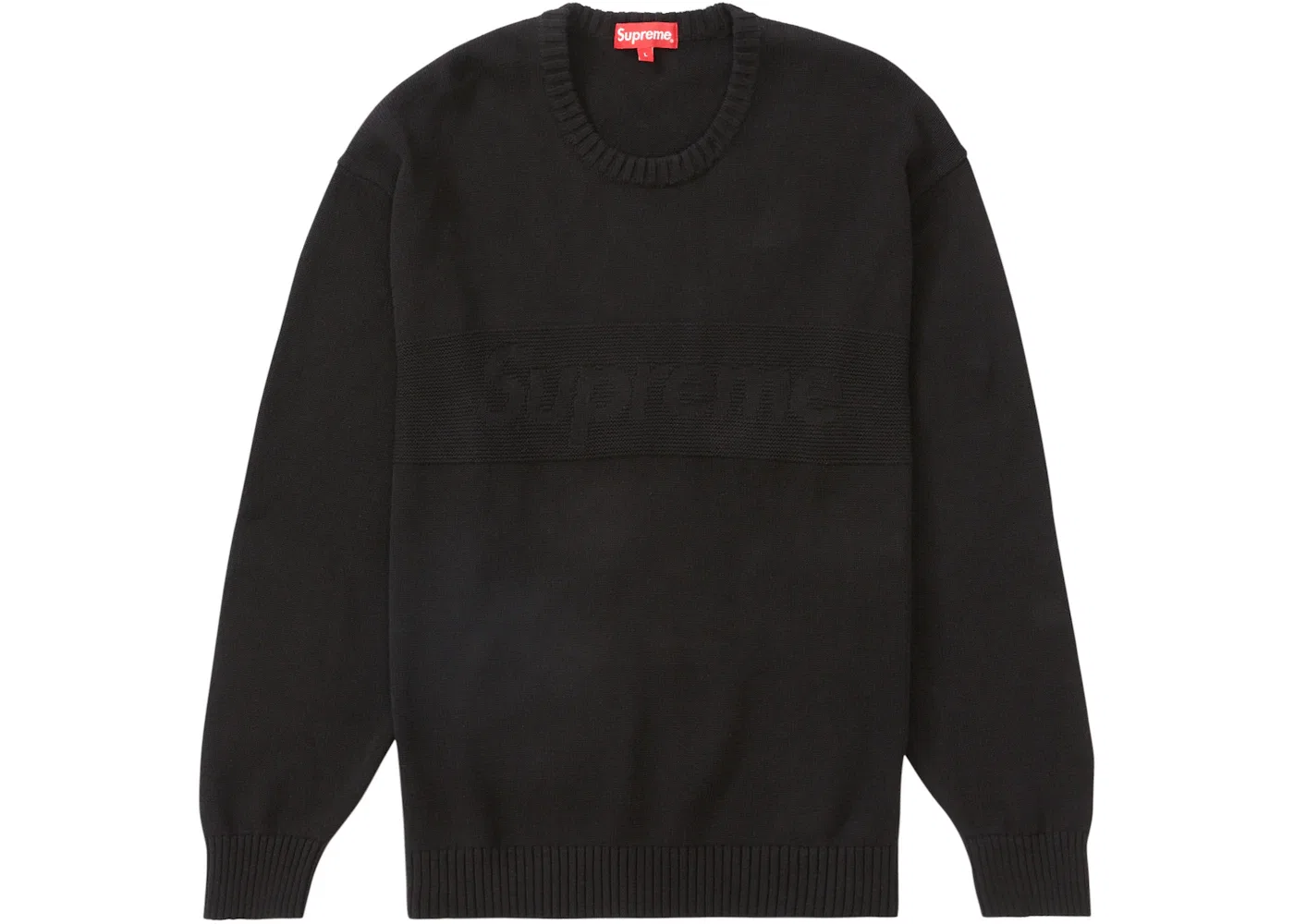 Мужской свитер с панельным дизайном Supreme, Black